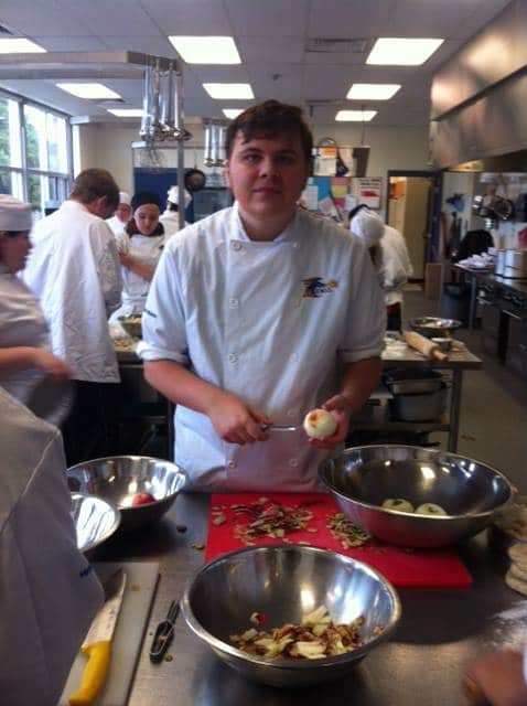 John at his Culinary Tech Class